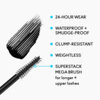 Buy now MAC Stack Superstack Mega Brush Waterproof Mascara - Black Stack by MAC for Women - 0.41 oz Mascara at indiglob india