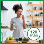 UNIQUE E A.C. Grace Company Mixed Tocopherols 120 Soft Gels, Supports Healthy Brain Function, General Health, and Aging Support, All-Natural Vitamin E and Kosher