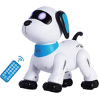 Buy now yiman Remote Control Robot Dog Toy – Programmable Smart Robot Dog for Kids 3+, Interactive Dancing & Sound, RC Stunt Robot Toys with LED Eyes, Electronic Pet Toy Dog for Boys & Girls Gifts (Blue) at indiglob india