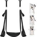 Sex Toys Sex Swing BDSM Bondage Slave Leather Soft Plush Sex Slings with Adjustable Straps, Hanging Door Handcuffs Leg Restraints Spreader Adult Toys for Couple