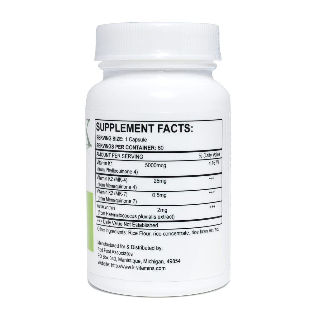 Koncentrated K- NSF Certified Sport, 30.5 MGS of Ks, 2 milligrams Astaxanthin