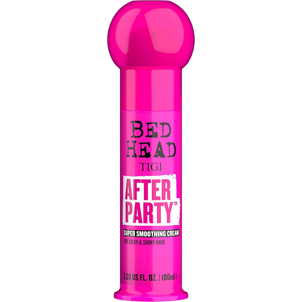 TIGI Bed Head After Party Super Smoothing Cream – Anti Frizz Hair Styling Product, Humidity Protection for Frizzy, Dull, or Coarse Hair, 3.38 fl oz