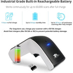 Buy now ScanAvenger Wireless Portable 1D&2D with Stand Bluetooth Barcode Scanner: 3-in-1 Handheld Scanner, Rechargeable Battery for Inventory - USB Bar Code/QR Reader (1D&2D with Next Gen Stand) at indiglob india