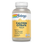 SOLARAY Calcium Citrate 1000 mg, 275 VegCaps | Bone & Teeth Support, Gentle Digestion Formula, 68 Servings, Vegan, Lab Verified
