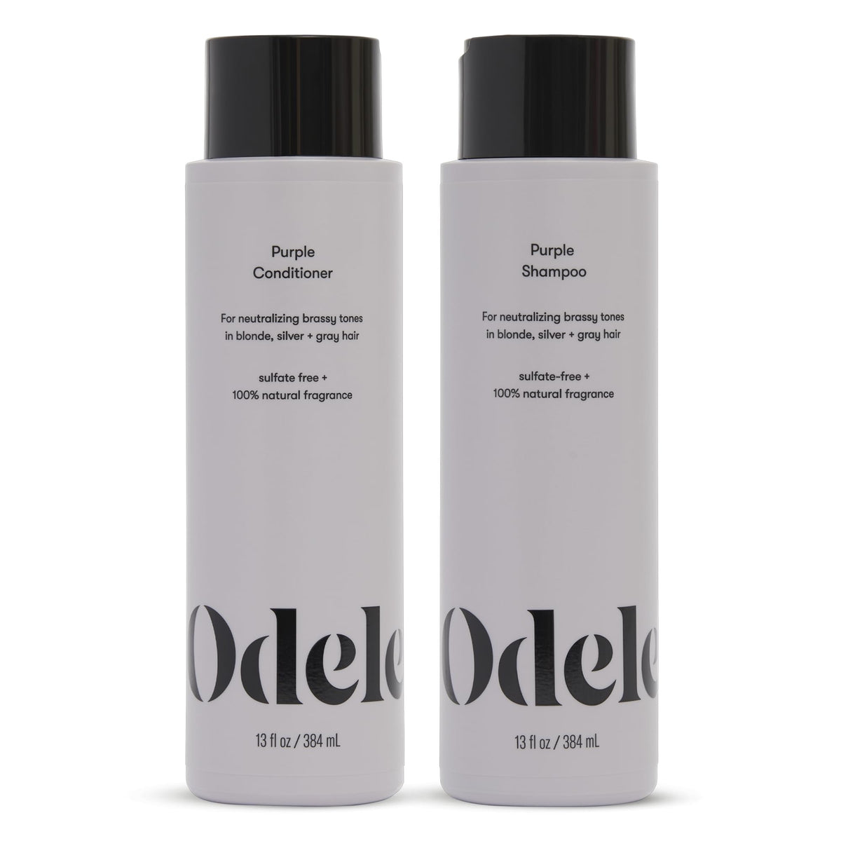 Odele Sulfate-Free Purple Shampoo & Conditioner Set, 13 fl oz Each