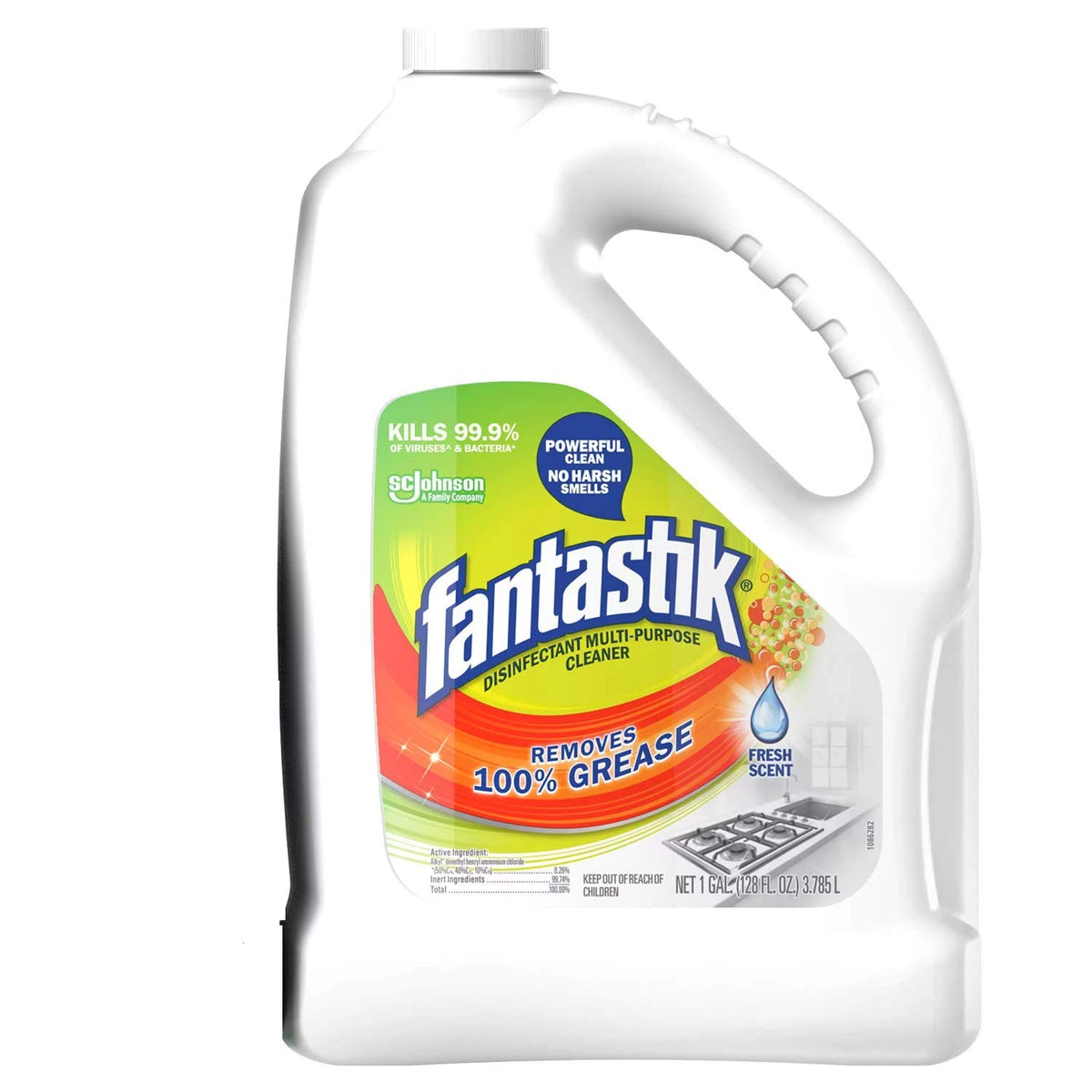Multi-Surface Disinfectant Degreaser, Pleasant Scent, 1 Gallon Bottle