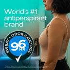 Degree Clinical Antiperspirant Deodorant Soft Solid, Shower Clean, 1.7 oz | For stress sweat, Helps keep you dry & confident, With 96H protection, soft solid
