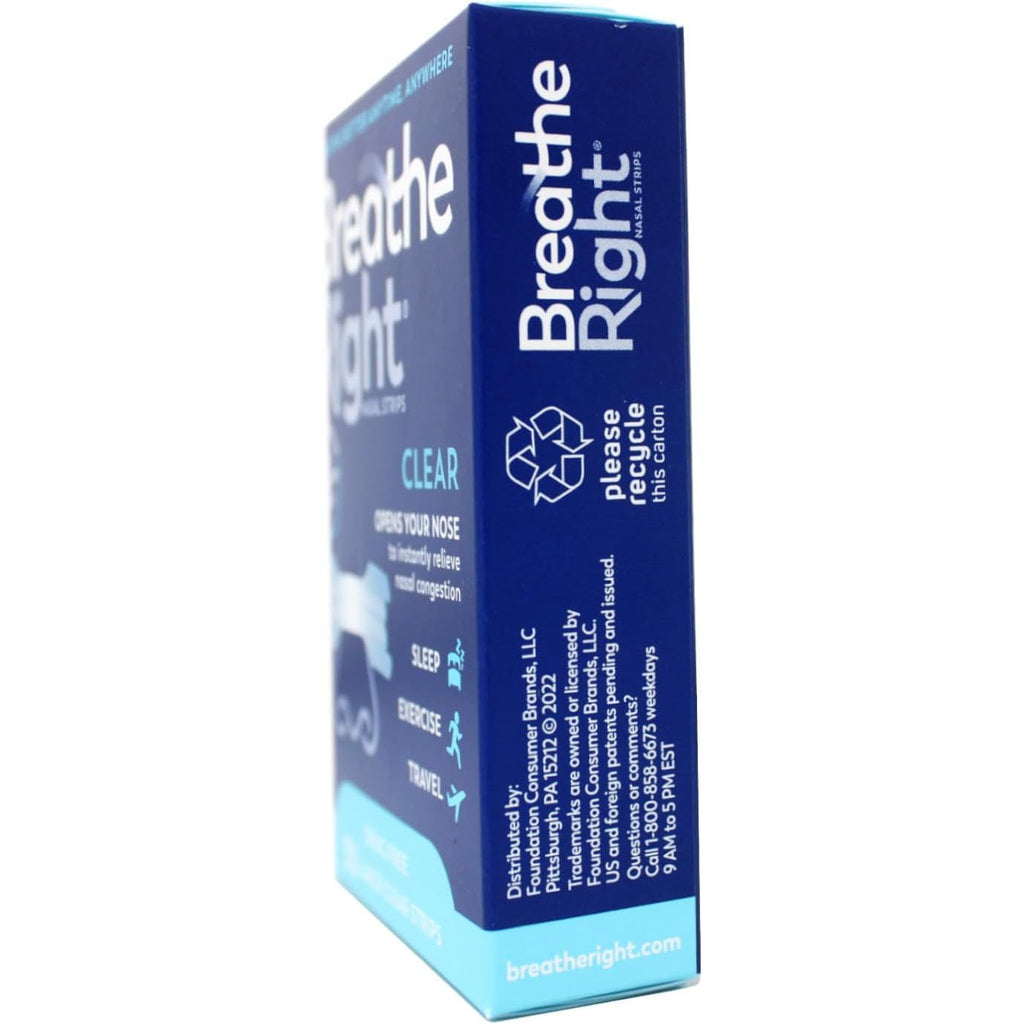Buy now Breathe Right Nasal Strips Clear For Sensitive Skin Large 30 Each at indiglob india