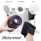 Glasses Cleaning Cloths(12 pcs),Microfiber Eyeglass Cleaner Cloth, Lens Wipes Cloth for Cleaning Eyeglasses, Cell Phones, Screens, Lenses, Electronics and All Delicate Surface