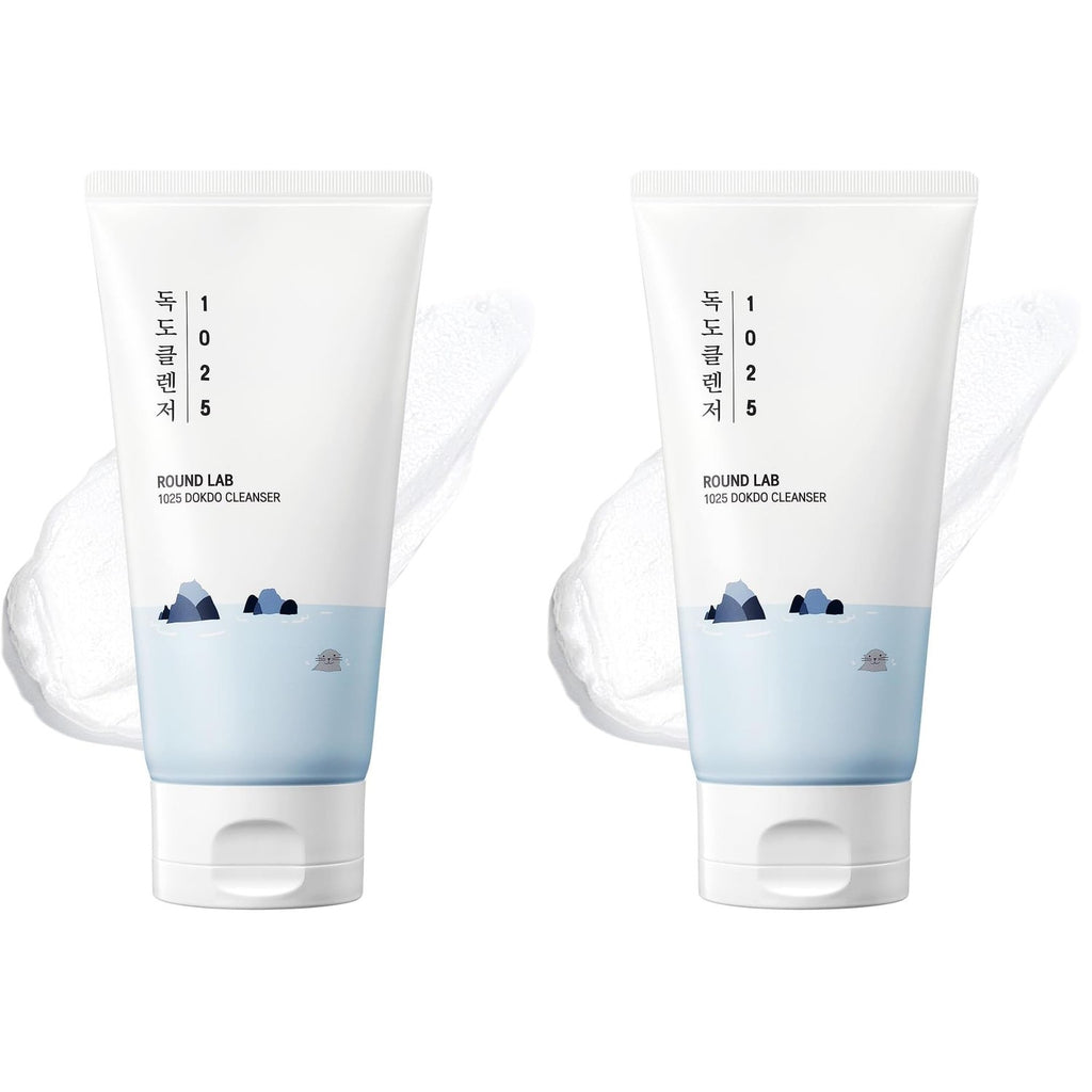ROUND LAB 1025 Dokdo Cleanser, 5.07 Fl Oz | Low pH Facial Cleanser, For Sensitive Skin, Deep Sea Water, Hydrating Face Wash, Korean Skin Care