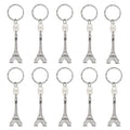 Buy now baotongle 15pcs Eiffel Tower Keyring, Paris Eiffel Tower Keychains 3-D Key Ring French Souvenirs Retro Adornment Cute Lovely Decorative Metal Craft Art Statue Model for Table Decor Gifts Silver at indiglob india