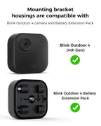 Buy now Wall Mount for Blink Outdoor 4 (4th Gen) Camera Mount, Compatible Battery Extension Pack Mount,with Sync Module2 Mount,Weatherproof Protective Housing and 360 Degree Adjustable Wall Mount at indiglob india
