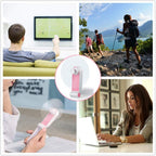 Buy now Personal Handheld Fan, Mini Portable Pocket Fan, Small Lightweight USB Rechargeable for Home Sports Outdoor Travel, 2 Speed Powerful Wind (Pink) at indiglob india