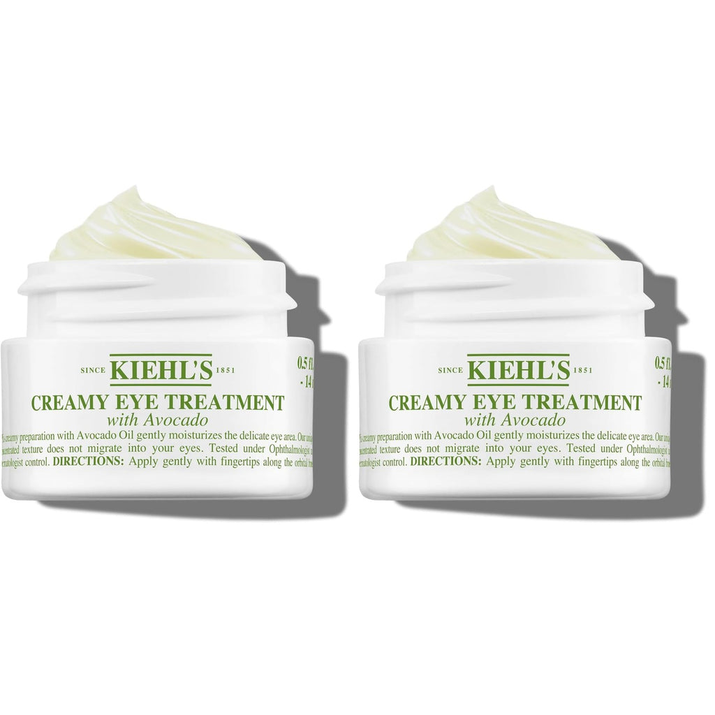 Kiehl's - Avocado Eye Treatment, for Dry Lines & Puffiness | Under Eye Cream with Avocado Oil & Caffeine - Daily Hydrating, Depuffing, and Smoothing Eye Treatment