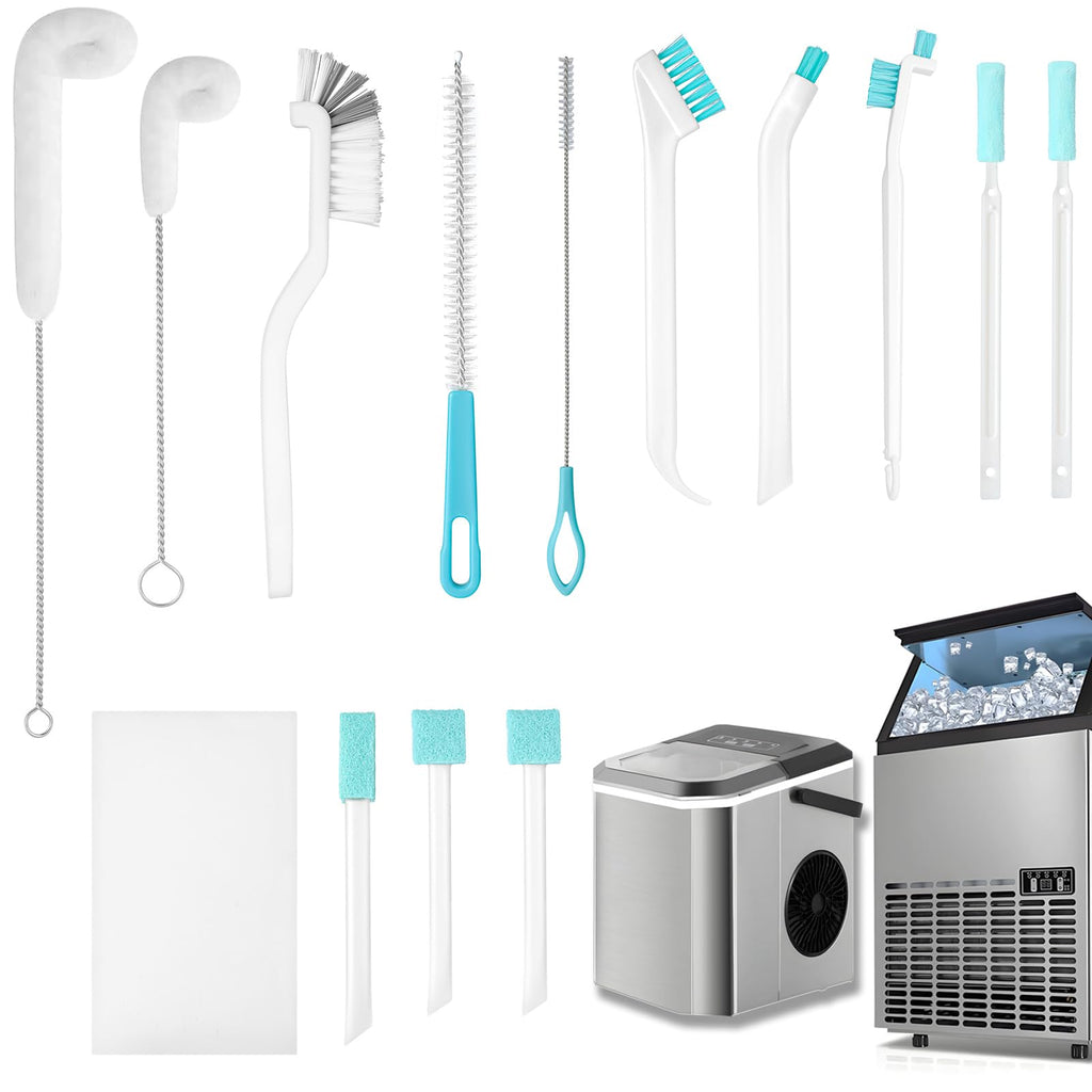 Potanro Ice Machine Cleaner Brush Sets,14Pcs Ice Maker Cleaner Tools