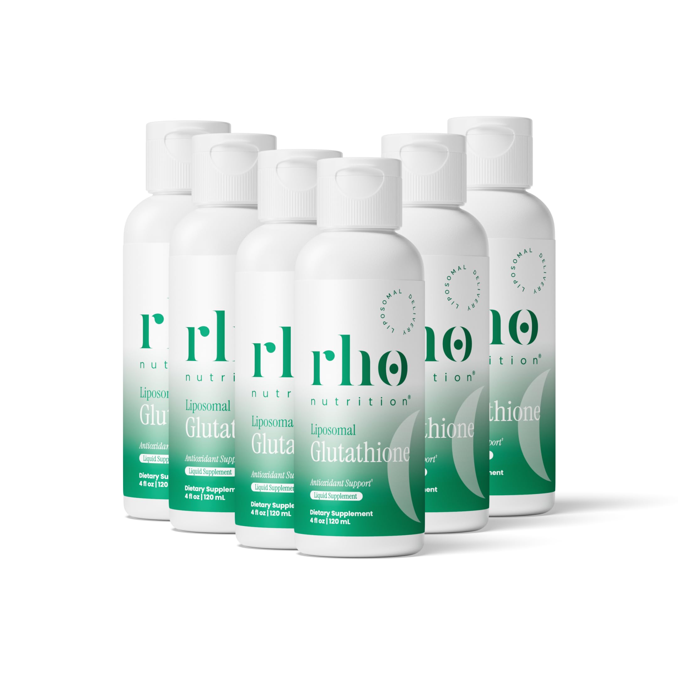 Rho Nutrition Liposomal Glutathione Liquid Supplement | High Absorption Formula, Glutathione, Detoxification, Immune & Skin Health, Mental Clarity, 30 Servings