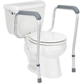 Buy now Medline Toilet Safety Rail For Seniors with Easy Installation, Height Adjustable Toilet Safety Frame, Bathroom Assist Rail with Armrests, Bathroom Safety, 250 lb. Weight Capacity Bath Safety Seating at indiglob india