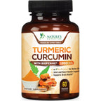 Turmeric Curcumin Supplement 95% Curcuminoids 1950mg with Organic Turmeric & BioPerine Black Pepper Extract for Best Absorption, Natural Vegan Joint Support, Non-GMO, Bottled in USA - 120 Capsules