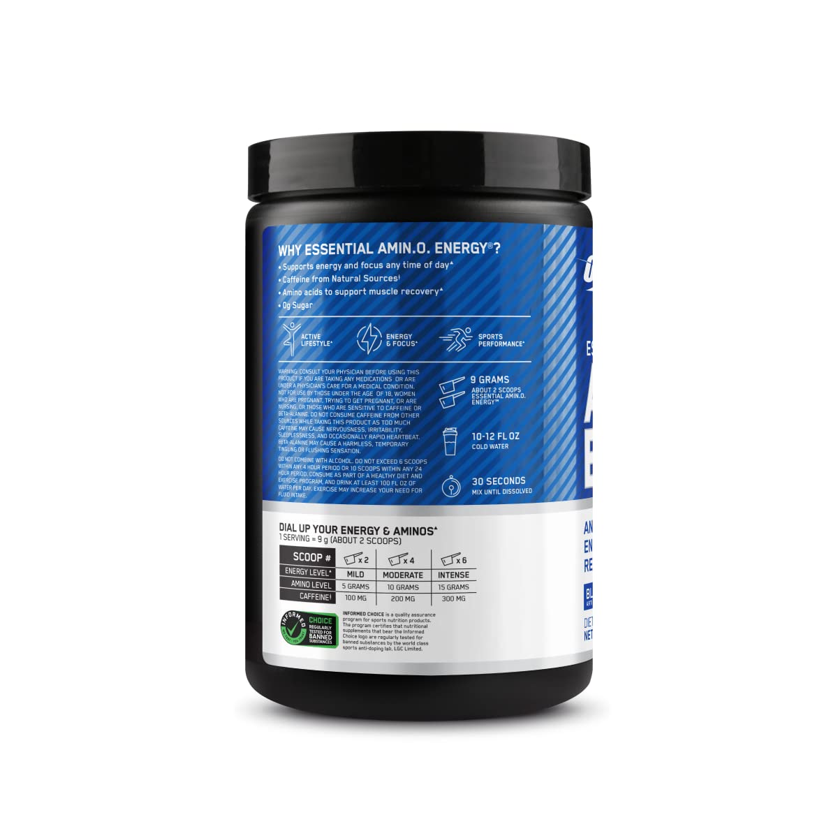 Buy now Optimum Nutrition Amino Energy - Pre Workout with Green Tea, BCAA, Amino Acids, Keto Friendly, Green Coffee Extract, Energy Powder - Blue Raspberry, 30 Servings (Packaging May Vary) at indiglob india