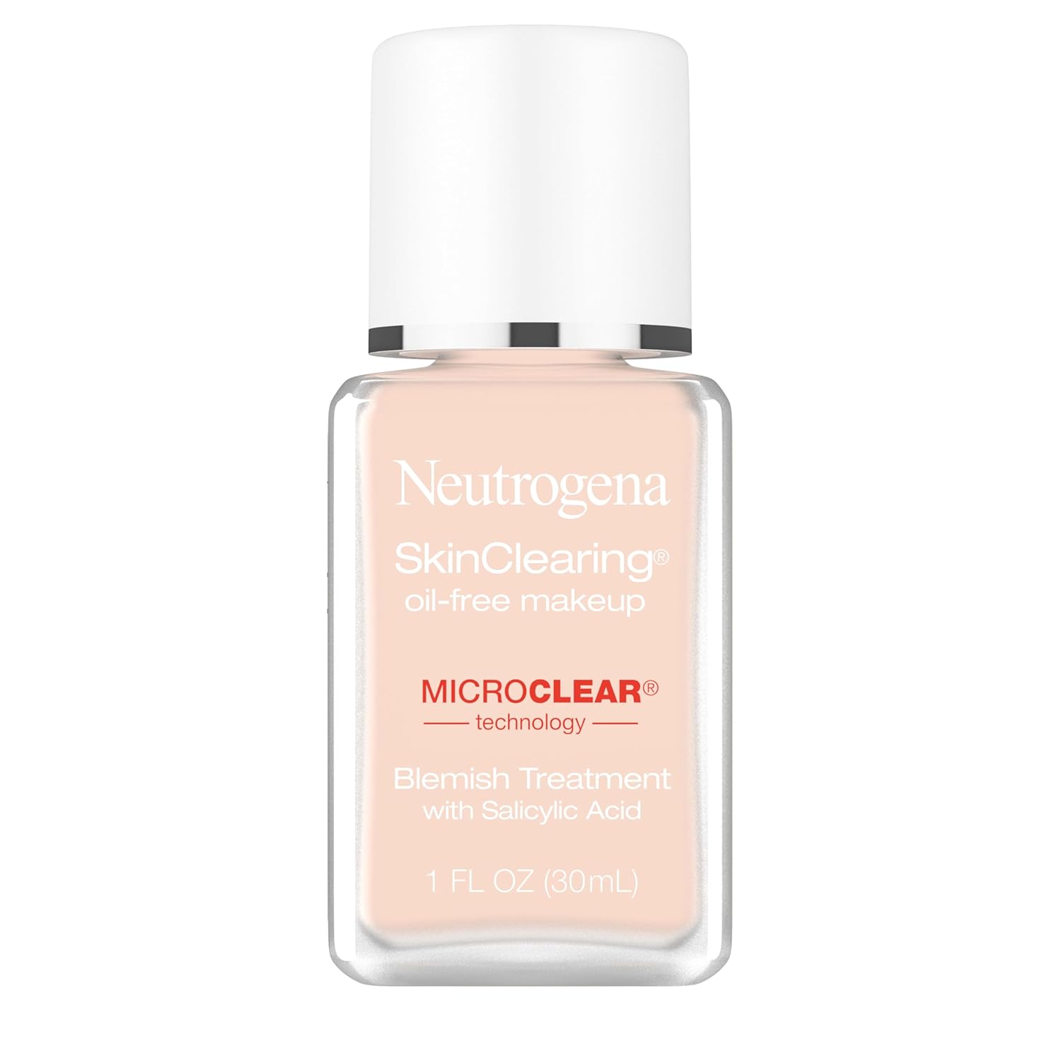 Buy now Neutrogena SkinClearing Oil-Free Makeup, Soft Beige 50, 1 Fl. Oz (Pack of 1) 1 Fl Oz (Pack of 1) 020 Natural Ivory at indiglob india