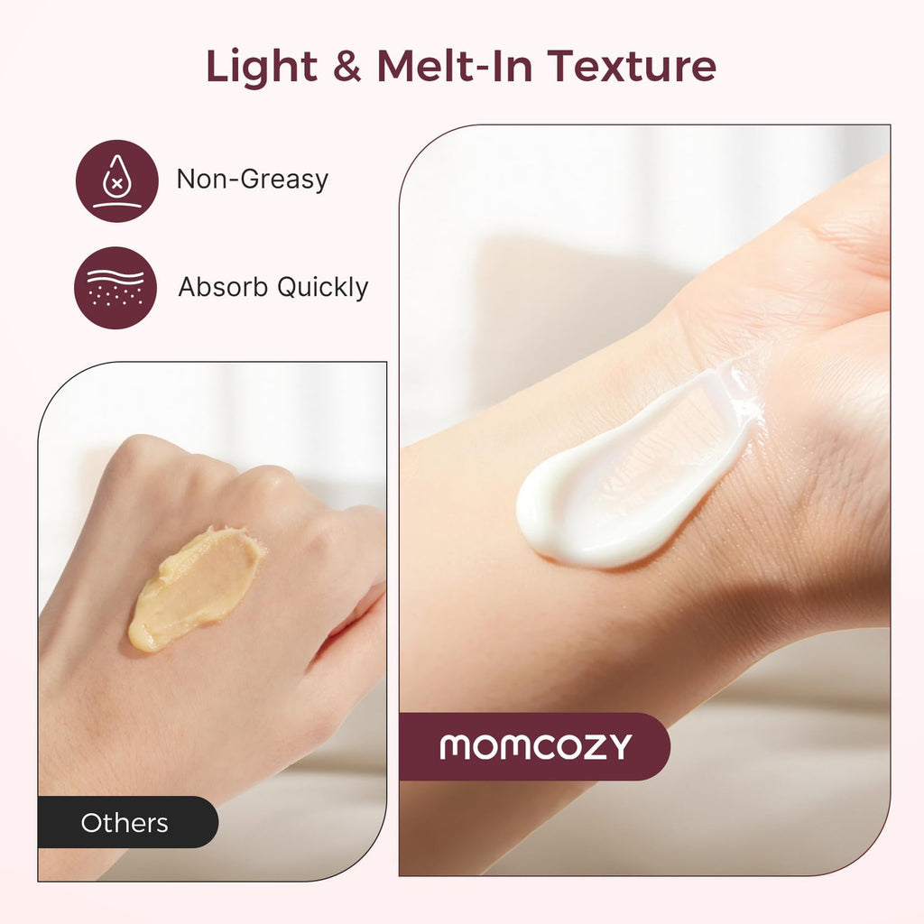 Momcozy Cooling Nipple Cream Safe for Breastfeeding, Lanolin-Free,1.76oz
