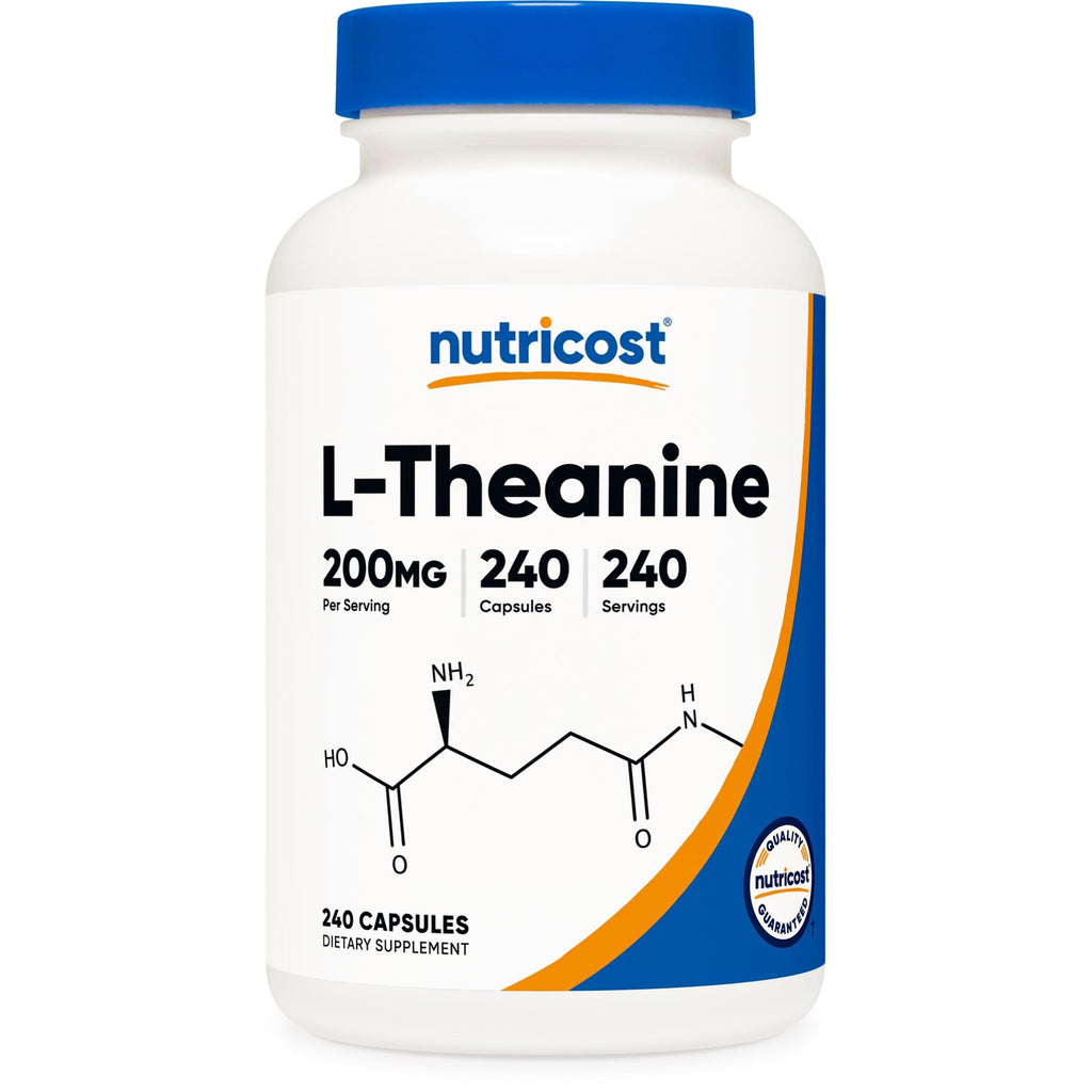 Nutricost L-Theanine 200mg, 240 Capsules - Double Strength