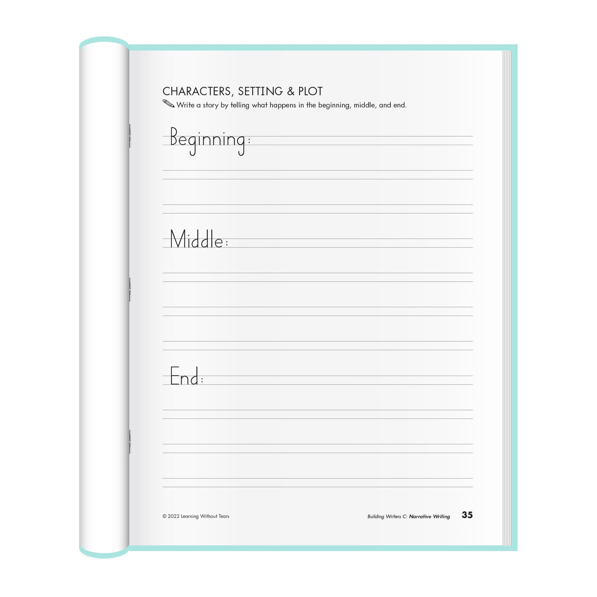 Learning Without Tears Building Writers C Workbook, Writing, 2nd Grade+