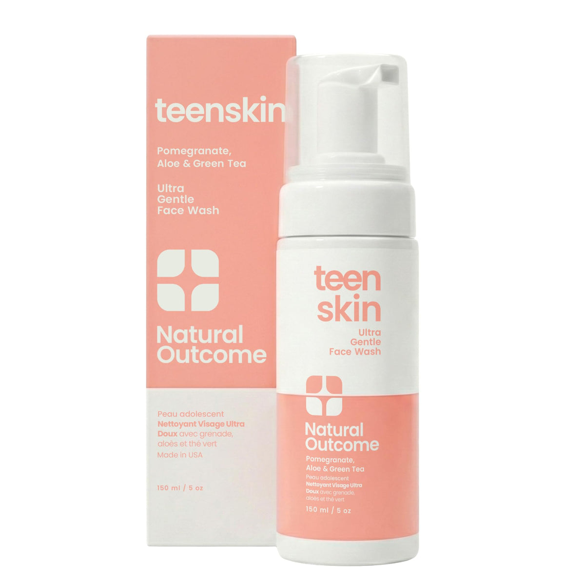 Natural Outcome Teen Skin Ultra Gentle Kids Face Wash, 5 oz