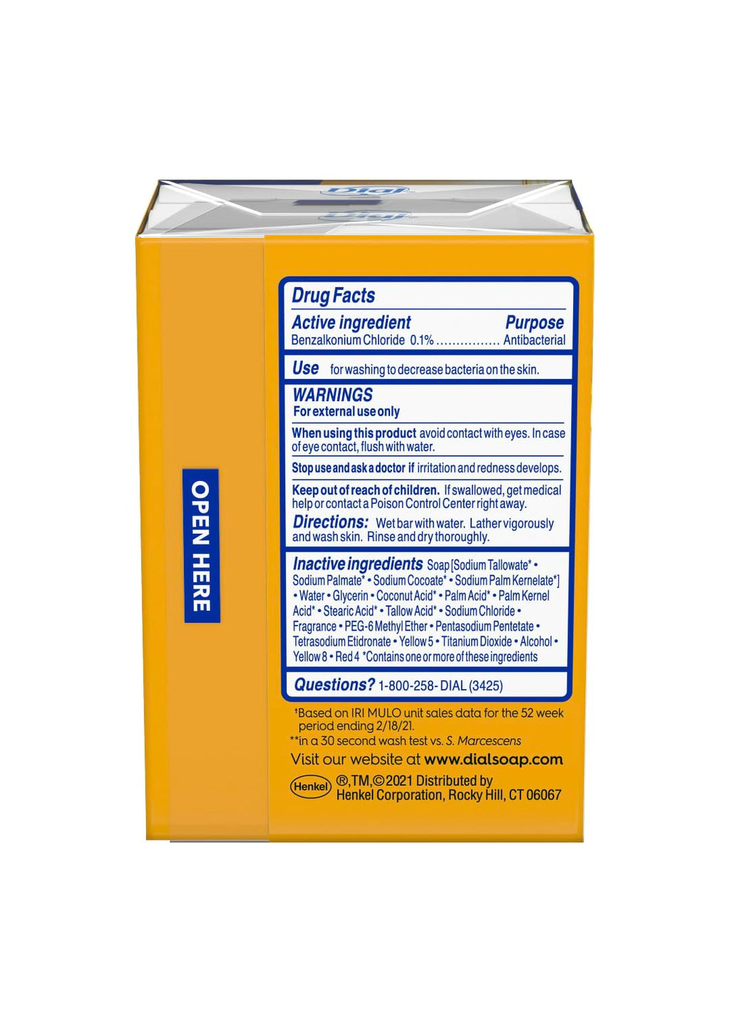 Buy now Dial Gold Antibacterial Deodorant Soap, 2 Pack, Total Net Wt 6.4 oz at indiglob india