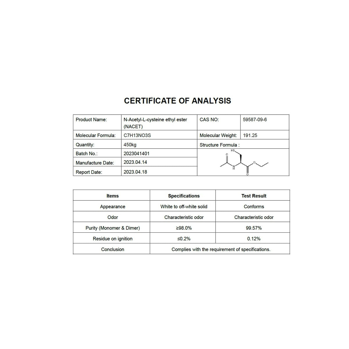 Nutri GlyNAC-ET N-Acetyl Cysteine Ethyl Ester + Glycine - NACET - 60 Caps