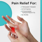 Buy now Vive Trigger Finger Splint - Support Brace for Middle, Ring, Index, Thumb, Pinky, and Hands - Straightening Curved, Bent, Locked Stenosing Tenosynovitis Tendon Lock Release Knuckle Stabilizer - HSA/FSA at indiglob india