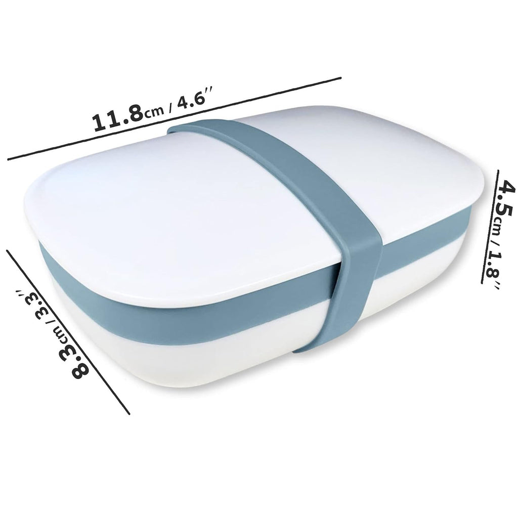 Buy now 2Pack Travel Soap Holders, Soap Bar Box Dish Container Case, with Sponge Saver& Band, for Gym, Travel (Blue & Green) at indiglob india