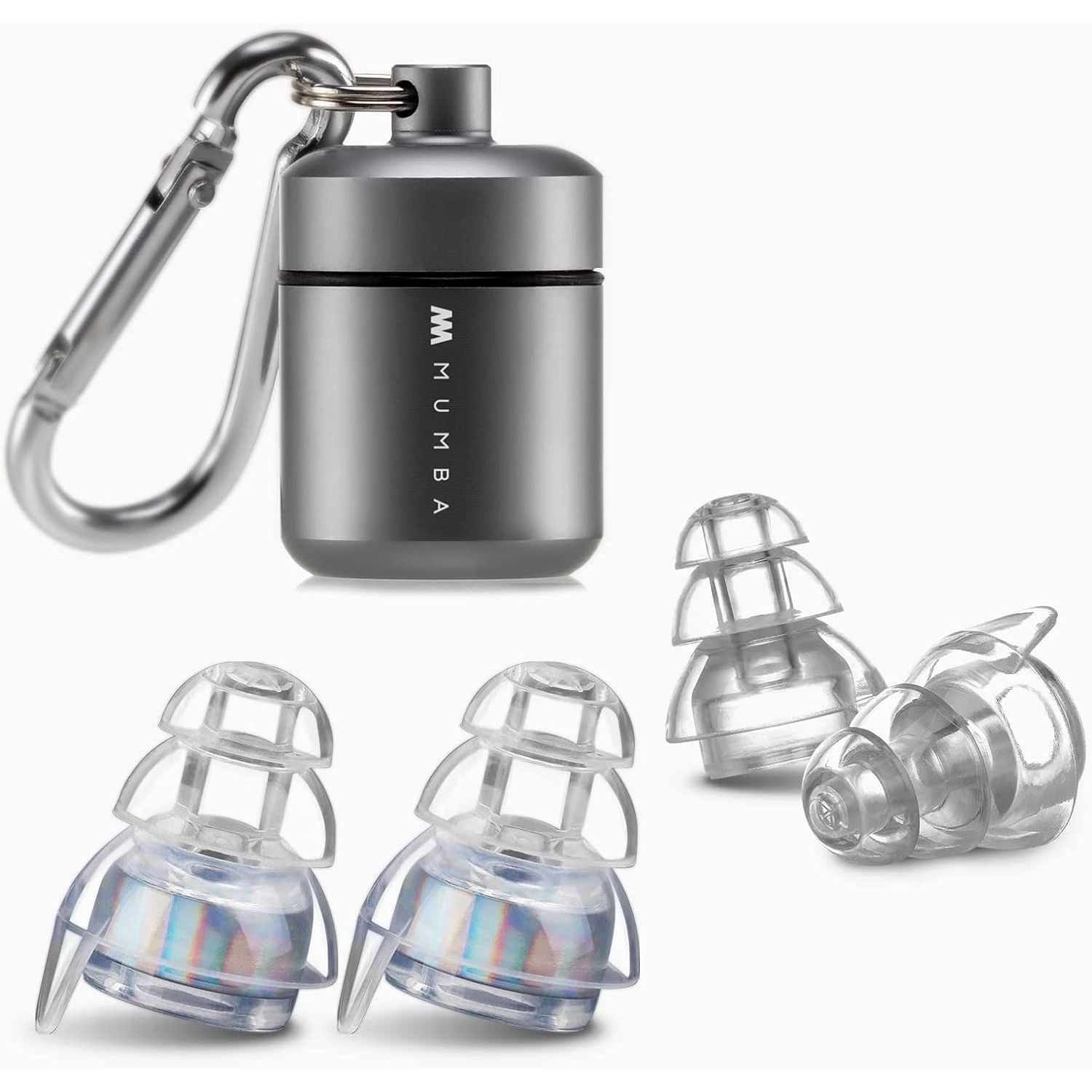 Buy now High Fidelity Concert Earplugs, Reusable Musicians Ear Plugs, 24dB Advanced Filter Technology Ear Protection Silver at indiglob india