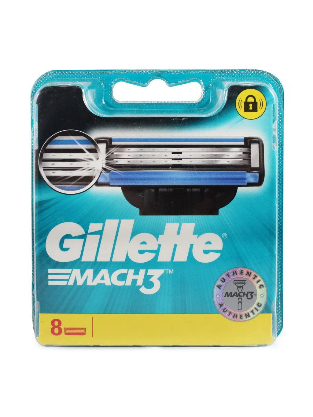 Buy now Gillette Mach 3-8 Count (1 x 8 Pack) at indiglob india