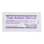 Medi-First First Aid Antibiotic 0.5 Gram Individual Packet Ointment 400 IU - 5 mg - 5,000 IU/Gram Strength, 25 Ct