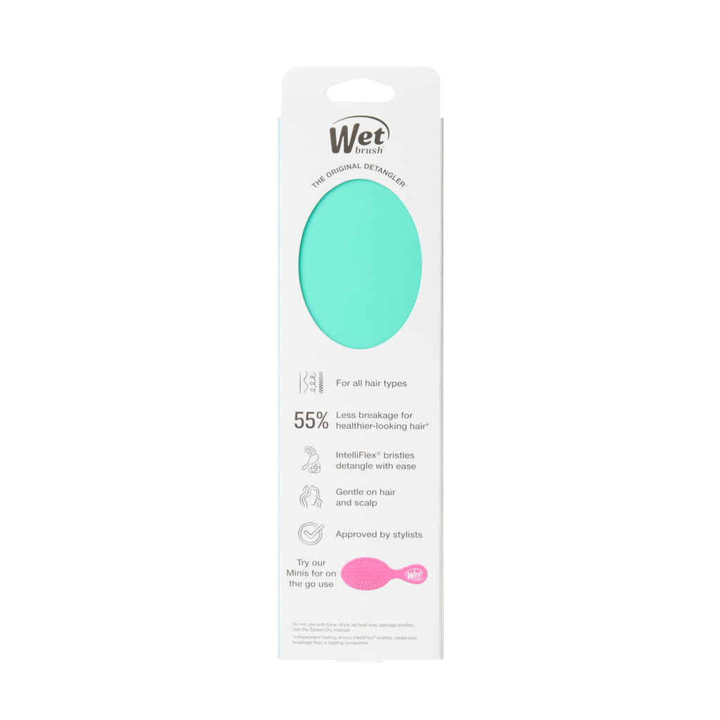 Buy now Wet Brush Original Detangler Hair Brush, Amazon Exclusive Aqua- Ultra-Soft IntelliFlex Bristles-Detangling Hairbrush Glides Through Tangles For All Hair Types (Wet Dry & Damaged Hair) - Women & Men at indiglob india