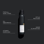 Kristin Ess Volumizing Vitamin C Dry Shampoo Spray for Oily Hair + Frizz - Oil Absorbing Style Extender with Minimal Residue - Powder Spray - Sulfate Free + Vegan + Color Safe - Fresh Pear Fragrance