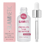 Glamnetic Press On Nail Remover Serum - Odorless | 30ml | Gentle remover serum for fake nails. No acetone, odorless formula. Safe, gentle removal for press-on nails