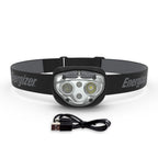 Buy now Energizer PRO-400 Headlamp Rechargeable, IPX4 Water Resistant Rechargeable Headlamp, Ultra Bright Multiple Light Modes Head Lamp, Camping, Running, Outdoors, Emergency Light, USB Included at indiglob india