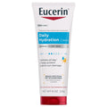 Eucerin Daily Hydration Cream, Broad Spectrum SPF 30, 8 OZ | Body Cream with Glycerin and SPF 30 Sunscreen, 24-Hour Moisture for Normal to Dry Skin, Fragrance Free