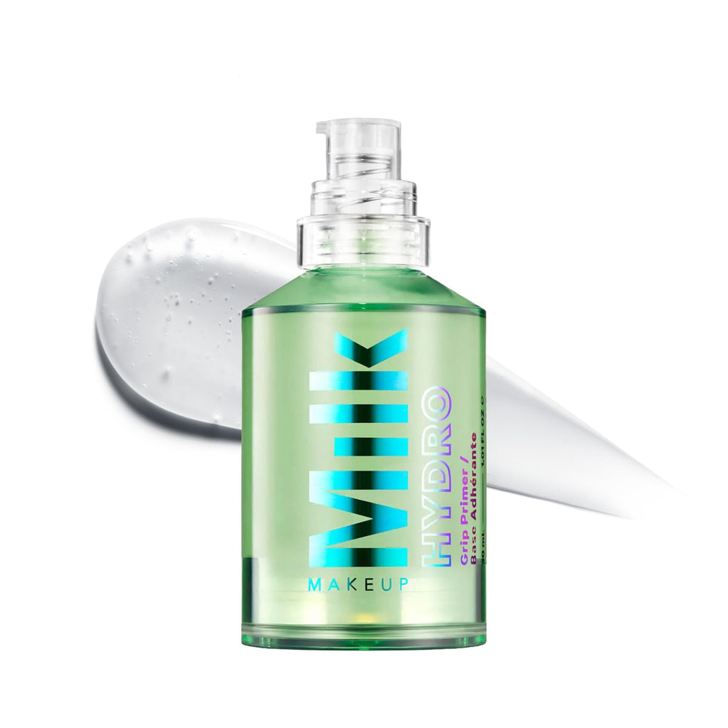 Milk Makeup Hydro Grip Primer with Hyaluronic Acid + Niacinamide – Hydrating Face Primer Grips Makeup for Up to 12 Hours – Silicone-Free, Lightweight Gel with Dewy Finish