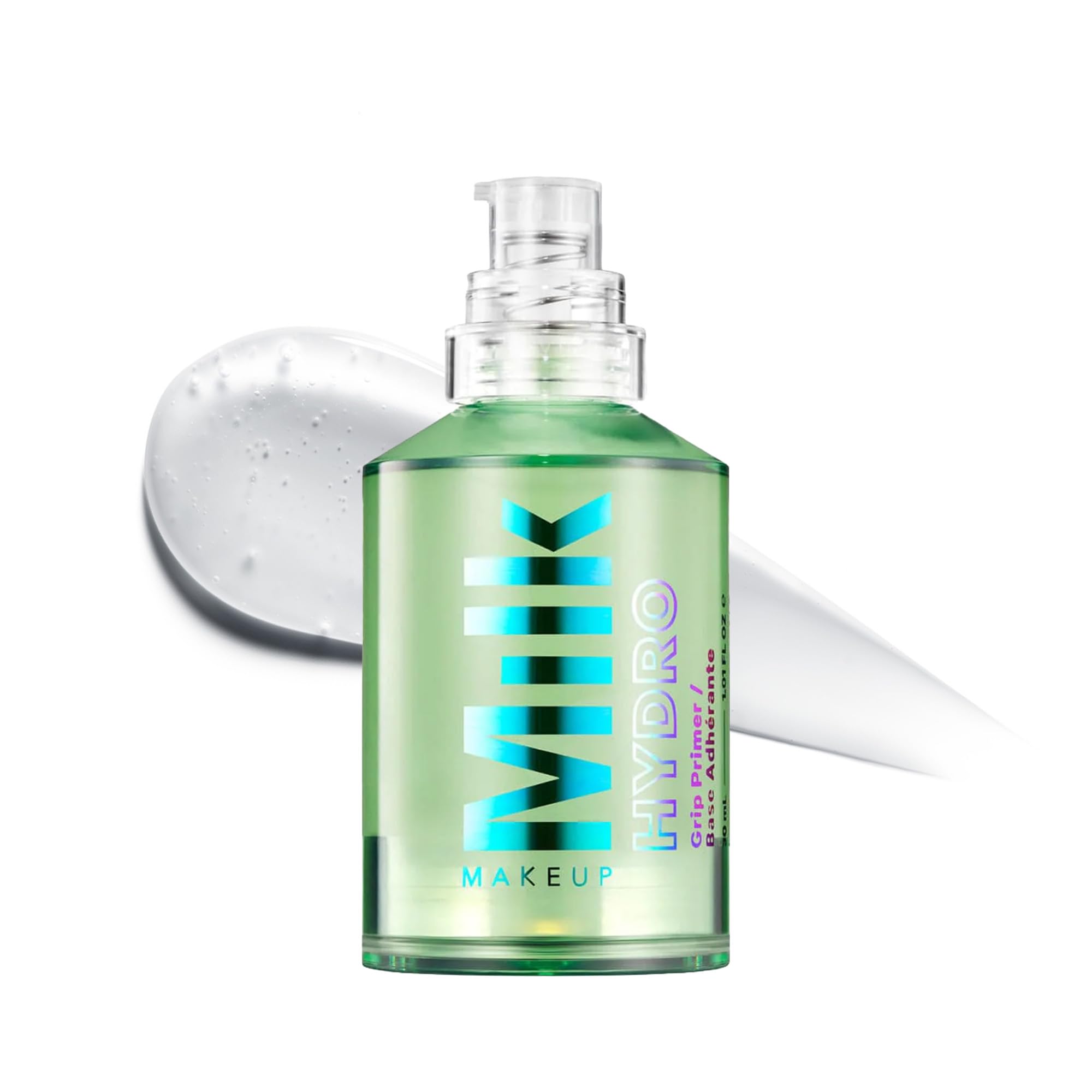 Milk Makeup Hydro Grip Primer with Hyaluronic Acid + Niacinamide – Hydrating Face Primer Grips Makeup for Up to 12 Hours – Silicone-Free, Lightweight Gel with Dewy Finish