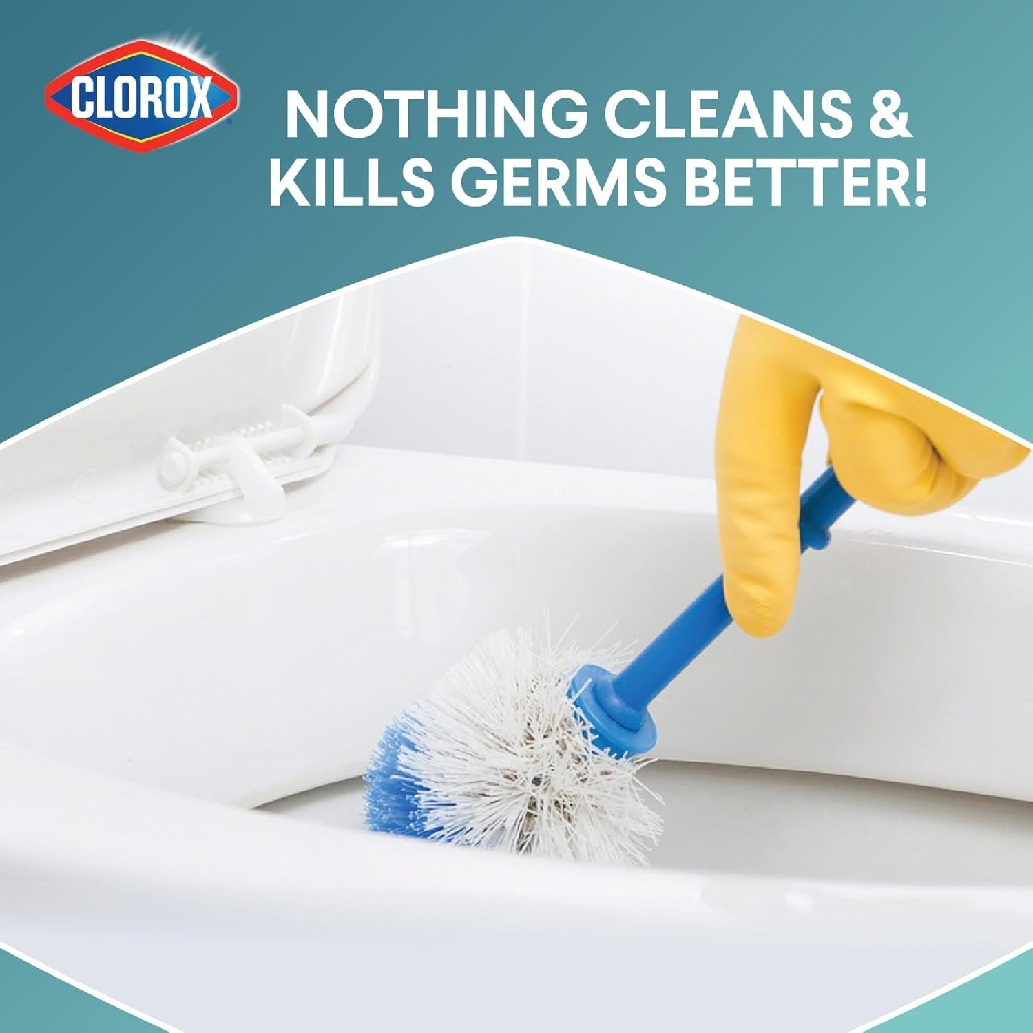 Buy now Clorox Toilet Bowl Cleaner, Clinging Bleach Gel, Cool Wave Scent, 24 Ounces at indiglob india