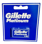 Buy now Gillette Double Edge Platinum Safety Razor Blades for Men, Pack of 50 Stainless Steel Refill Blades at indiglob india