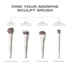 MORPHE M243 Slanted Cream & Liquid Contour Brush (1 Count)