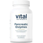 Buy now Vital Nutrients Pancreatic Enzymes 1000mg (Full Strength) | Pancreatin Digestion Supplement with Protease, Amylase & Lipase | Digestive Enzymes | Gluten, Dairy, and Soy Free | 90 Capsules at indiglob india
