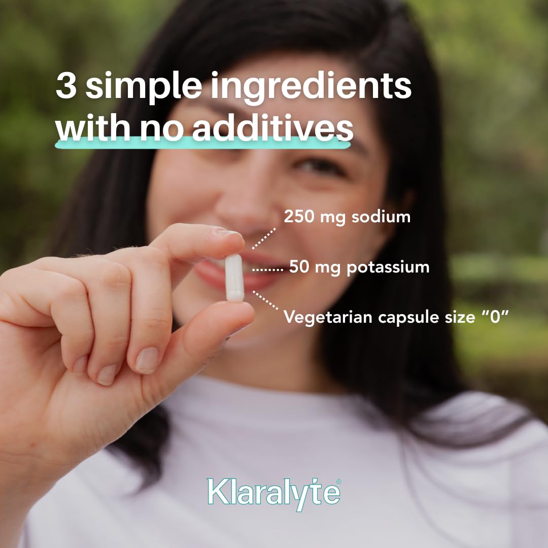 Buffered Electrolyte Salt Capsules, 300 Capsules Value Size, Sodium & Potassium Dietary Supplement