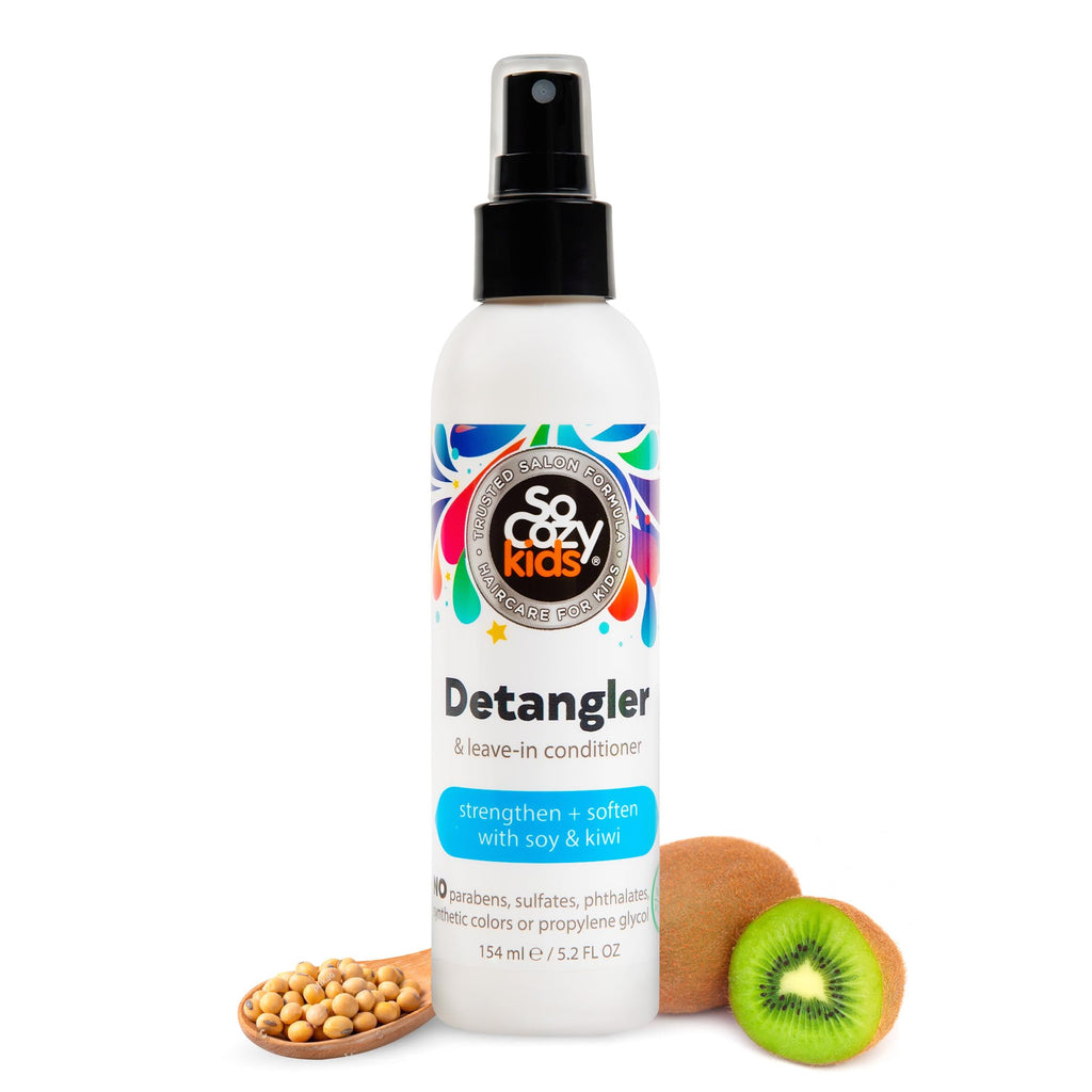 SoCozy Detangler Leave-In Conditioner Spray For Kids Hair, Fruity-Tutti, 8 Fl Oz (Pack of 1)