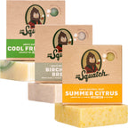 Buy now Dr. Squatch Natural Men’s Bar Soap - Cold Process Body Soap Bar with Natural Oils - Gifts for Men - Coconut Castaway, Fresh Falls & Cool Fresh Aloe (5 oz, 3-Pack) at indiglob india
