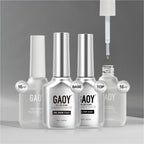 GAOY 16ml Nail Dehydrator and Primer with Gel Top and Base Coat, 4 Pcs Acid-Free Natural Nail Prep Dehydrate Bond Primer Professional Set, for Gel Polish